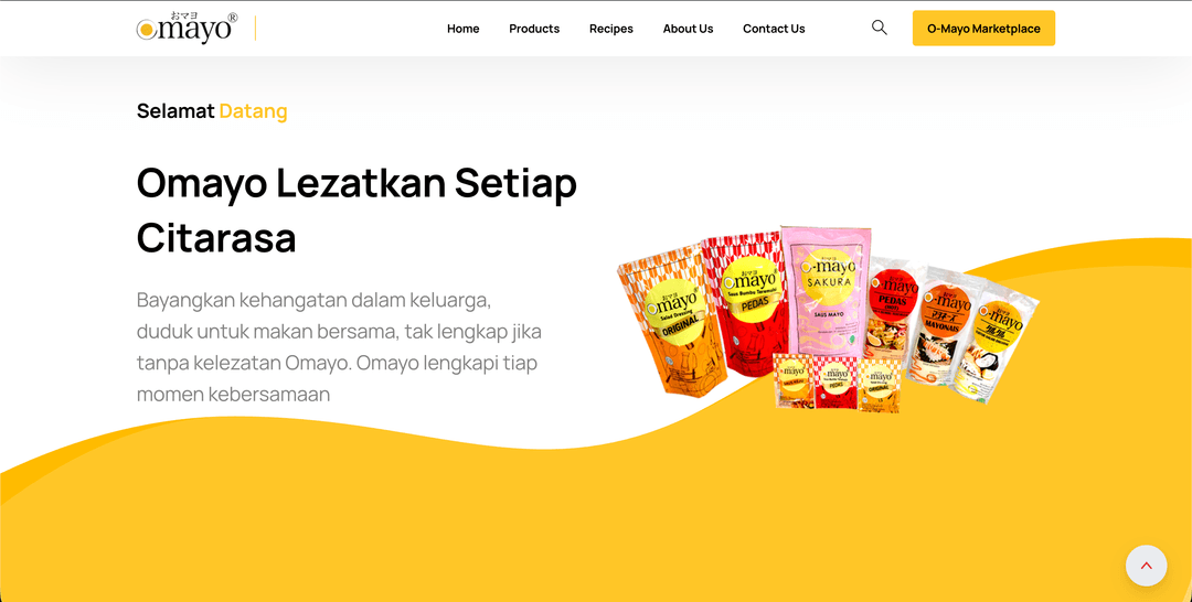 Official Website Development for PT. IKI Kenkomayo Indonesia & Omayo Brand